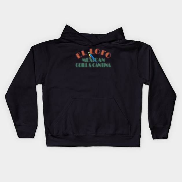 El Loro Kids Hoodie by MindsparkCreative